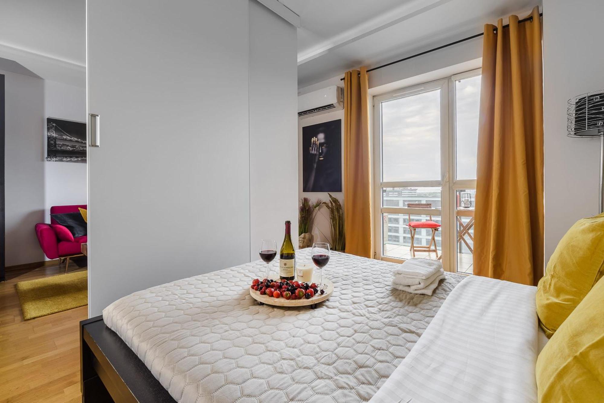 Lumina Apart With Balcony Platinum Tower Warsaw Ngoại thất bức ảnh