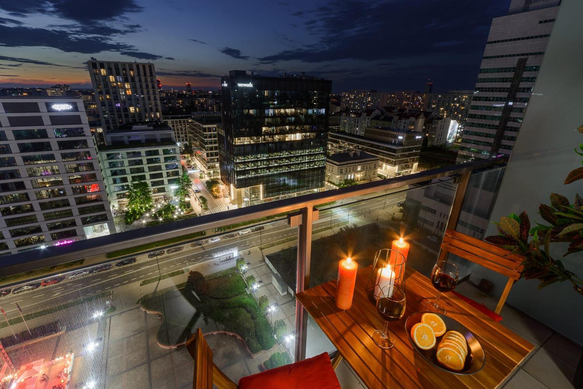 Lumina Apart With Balcony Platinum Tower Warsaw Ngoại thất bức ảnh