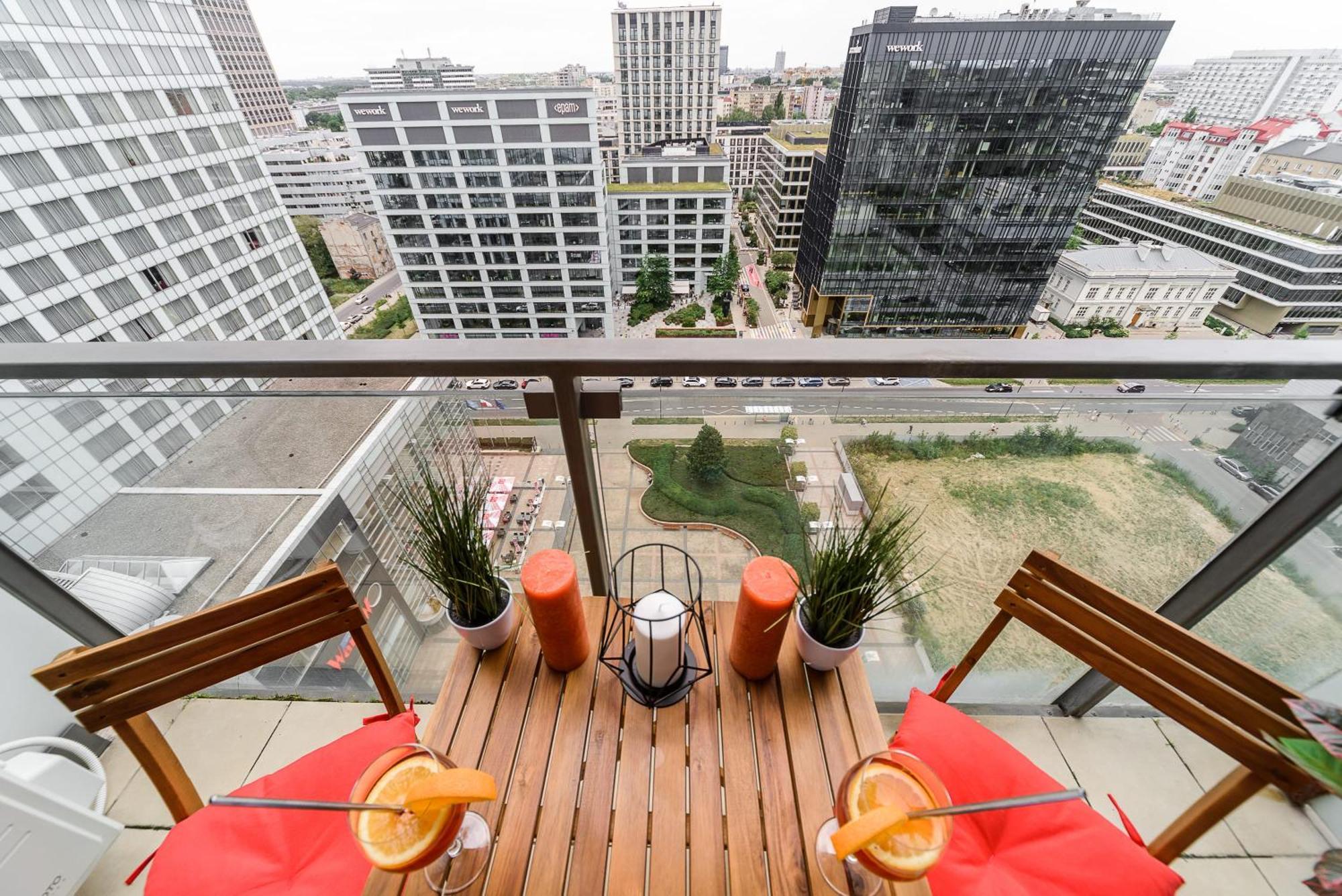 Lumina Apart With Balcony Platinum Tower Warsaw Ngoại thất bức ảnh