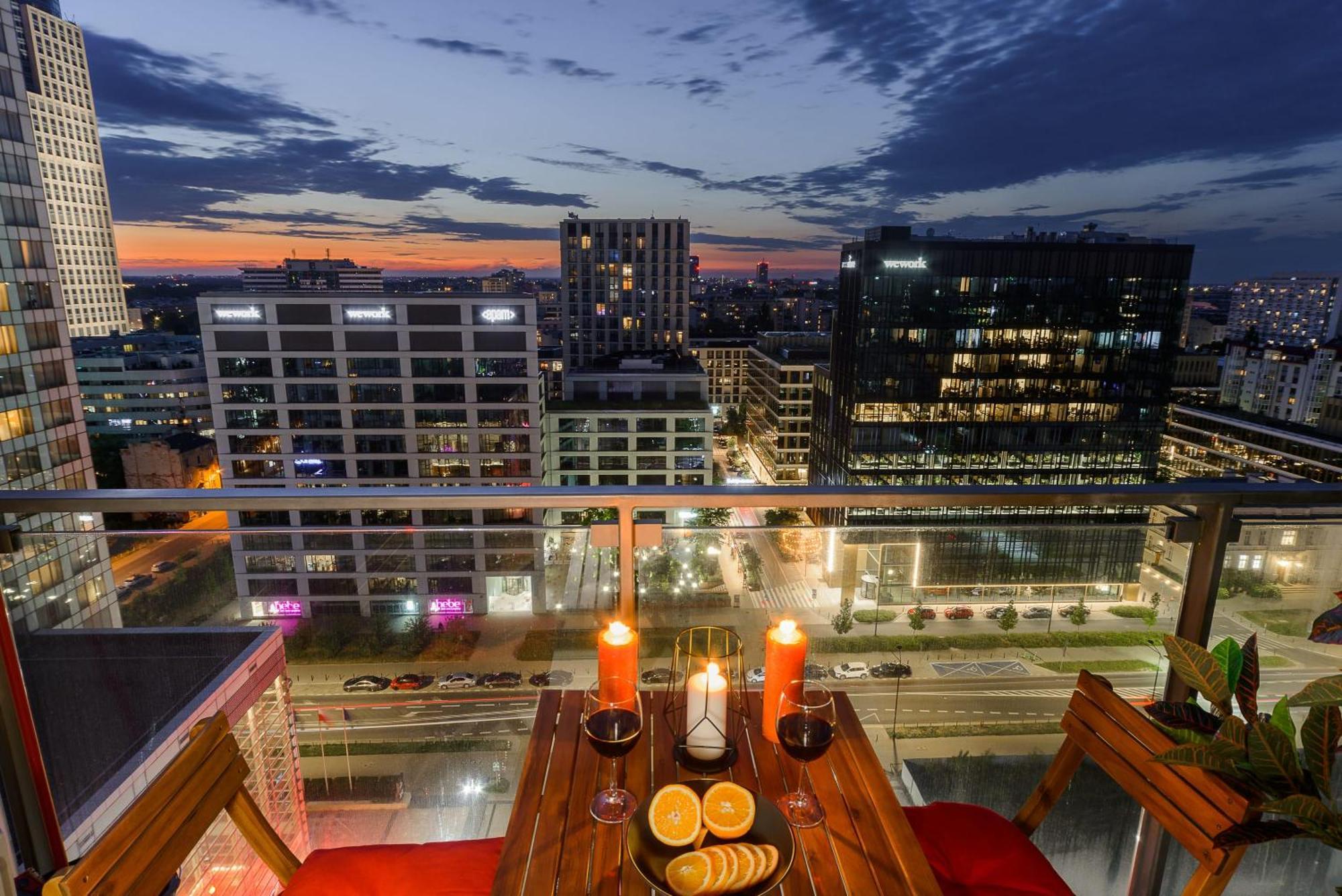 Lumina Apart With Balcony Platinum Tower Warsaw Ngoại thất bức ảnh